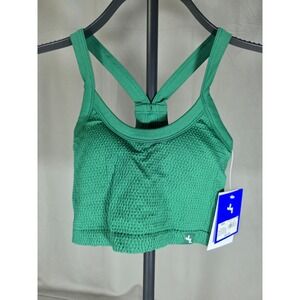 JoyLab XXS Seamless Racerback Sports Bra Green Flexible Active Women Joy Lab